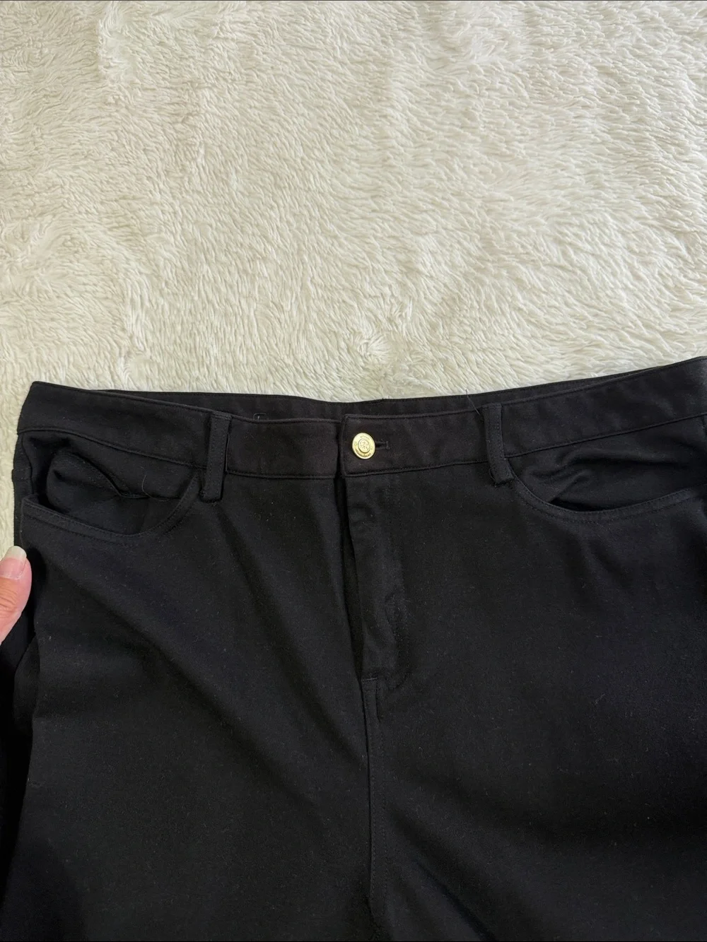 Michael Kors Black Straight Leg Pants